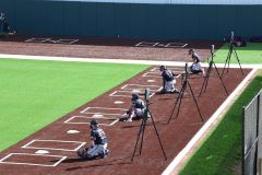 CoolToday Park Braves catchers workout