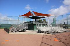 Baltimore Orioles backfield observation area