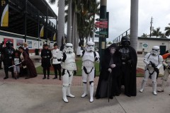 LECOM Park Star Wars Night characters