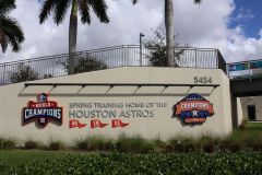 Cacti Park of the Palm Beaches Houston Astros sign