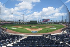 Cacti Park of the Palm Beaches from behind home plate