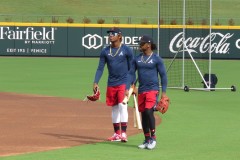 Spring Training Ronald Ocuna Jr. and Ozzie Albies