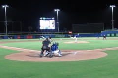 Dunedin Blue Jays Trent Palmer throws final pitch of no hitter