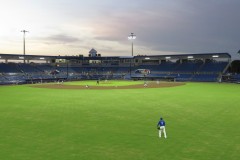 TD Ballpark Dunedin at dusk