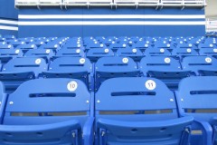 TD Ballpark Blue Jays blue seats