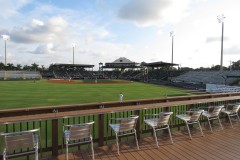 LECOM Park boardwalk seating