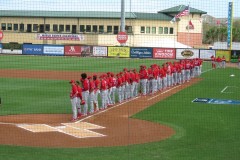 Roger Dean Stadium Cardinals introduced on Opening Day