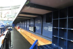 Tropicana Field Rays dugout
